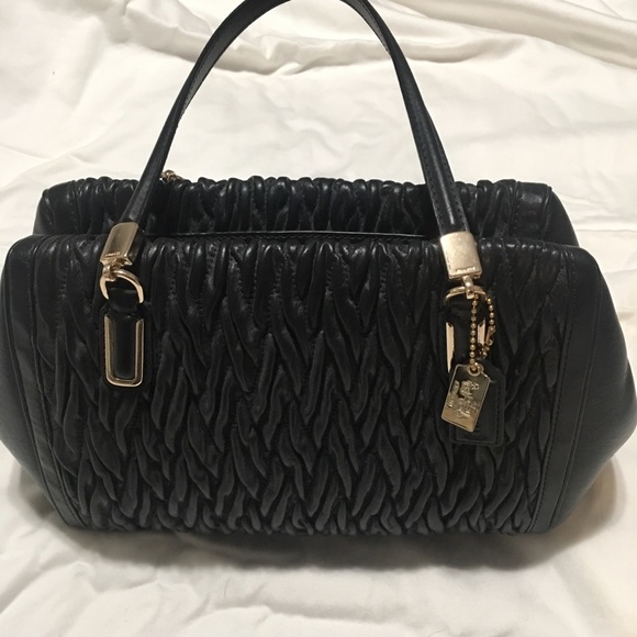 Black Coach purse - Picture 1 of 7